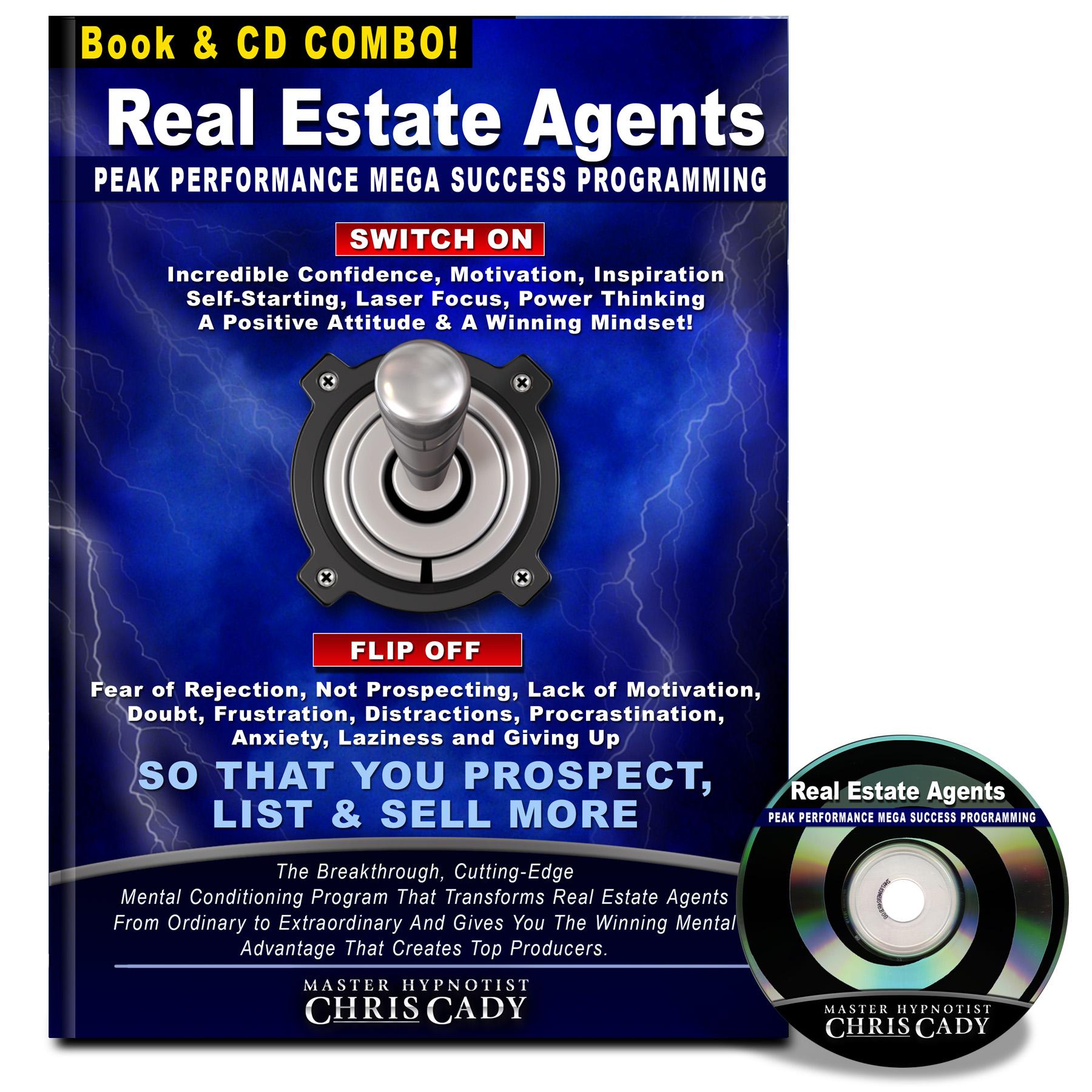 hypnosis for real estate agents self confidence success hypnosis cd and book cover